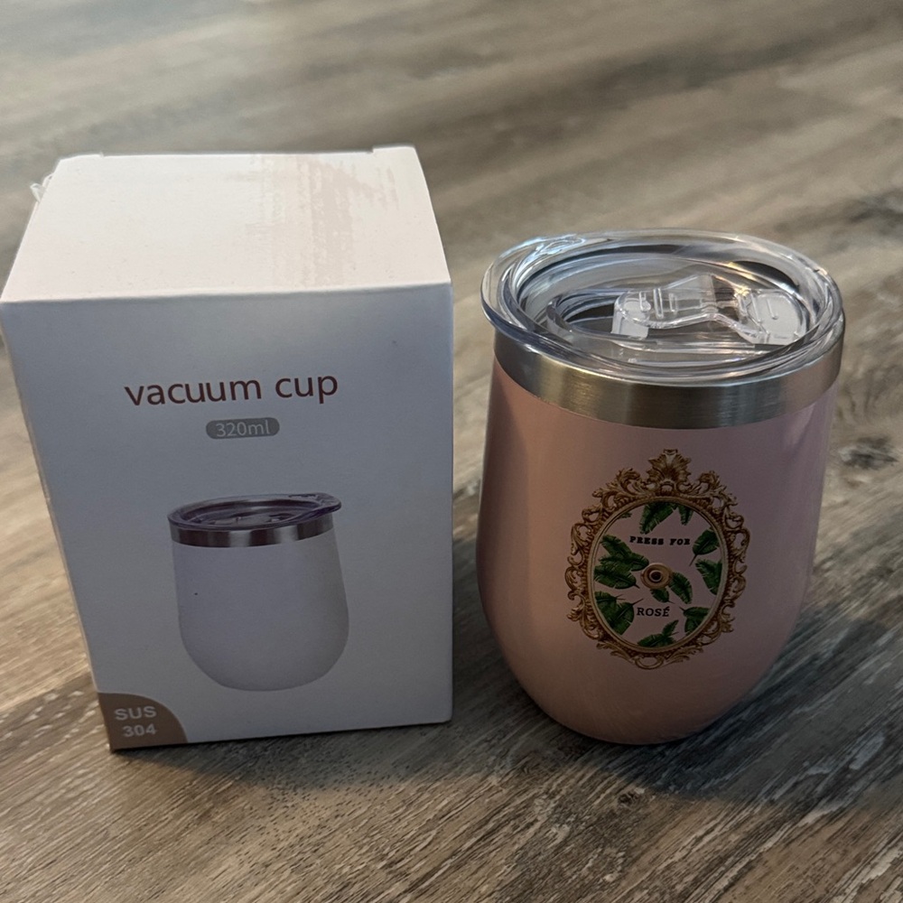 Press for Rose Stemless Tumbler